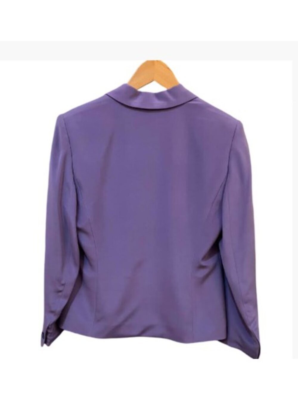 Style & Co Collection Elegant Periwinkle Silk Jacket  Size 2P  Like New - Picture 6 of 8